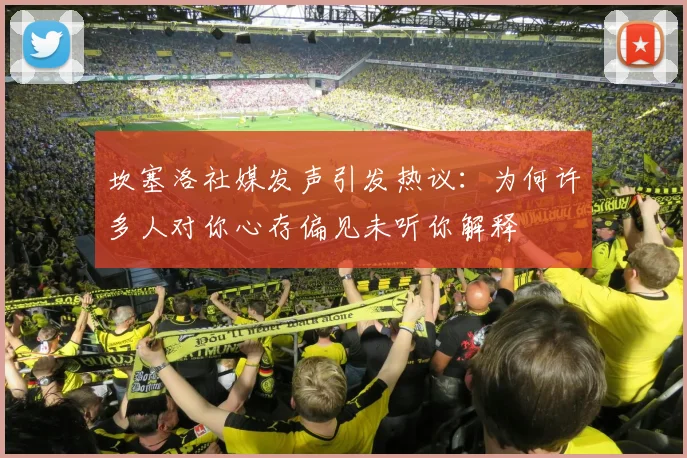 坎塞洛社媒发声引发热议：为何许多人对你心存偏见未听你解释